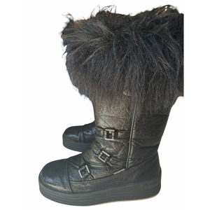 PAJAR TEX WEDGE GOAT HAIR SNOW BOOT